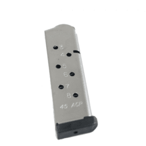 ASC 1911 45acp Stainless Steel 8rd mag Bumper Plate