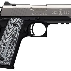 Browning 1911-380 Black Label Pro SS Compact w/ Rail .380 Auto 4.25" Pistol