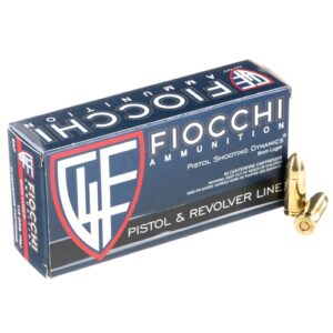 FIOCCHI SHOOTING DYNAMICS 9MM LUGER AMMO 115 GRAIN FULL METAL JACKET-9AP