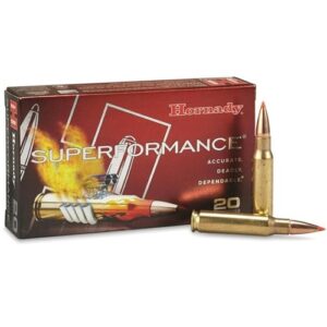 HORNADY SUPERFORMANCE 308 WINCHESTER AMMO 165 GRAIN SST
