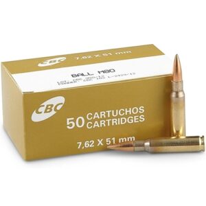 MAGTECH CBC 7.62X51MM AMMO M80 BALL 147 GRAIN FULL METAL JACKET