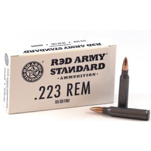 RED ARMY STANDARD 223 REMINGTON AMMO 55 GRAIN FMJ STEEL CASE – AM3089