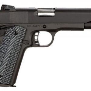 Rock Island Armory 51623 Rock Ultra FS Single 9mm 5 9+1 Gray G10 Grip Black Par
