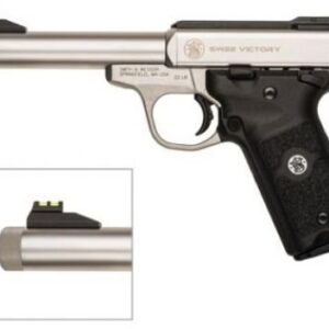 Smith & Wesson 10201 VICTORY .22 LR 5.5 10R Threaded Barrel Stainless Steel