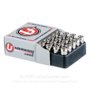 Underwood 9mm +P 90 Grain Xtreme Defender 20 Rounds