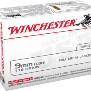 Winchester USA 9mm FMJ Ammo